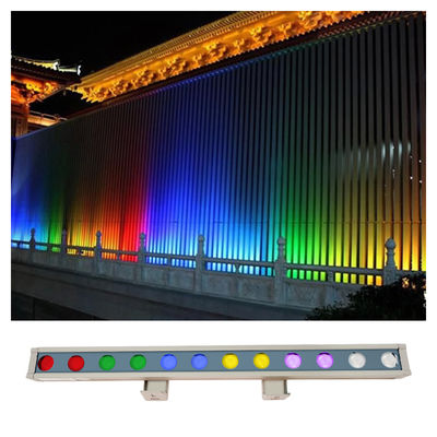 การติดตั้งง่าย ปรับข้อมือรีโมทคอนโทรลภายนอก LED แสงล้างผนัง พร้อมแสงอุตสาหกรรม