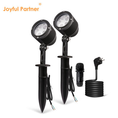 5W Outdoor Powder Coating Housing LED สีเดียว พลาสติก สปิก DC24V สวนสภาพภูมิทัศน์ ไฟสโปตสําหรับต้นไม้