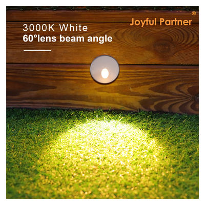 2W LED ลงแสง DC24V ไฟบันได ผิวขาวอบอุ่น IP65 กันน้ํา ผนัง ไฟบันได