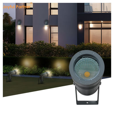 DIA 50mm 6W CREE COB LED อัลลูมิเนียมหน้าปก DC12v 24v สวนสปิกแสงด้วยปกเงา