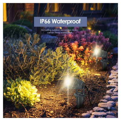 2024 New Aluminum Body IP66 กันน้ํา ความดันต่ํา 6W CREE COB 12V ไฟสปิก LED สําหรับทางเดิน