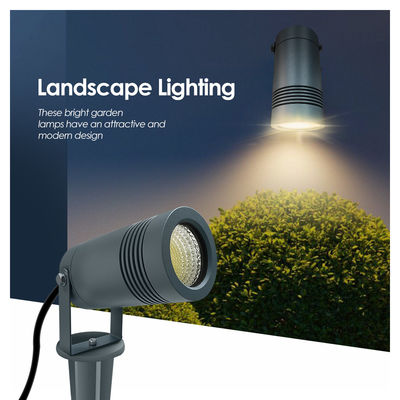 ความสว่างสูง 1000LM 3500K สีขาวอบอุ่น 10W LED IP65 กันน้ํา ไฟสโปตแสงกลางแจ้งสําหรับต้นสวน