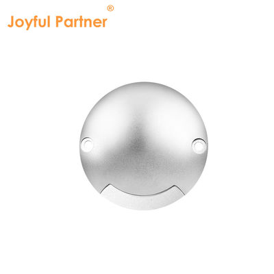 แอนติยูวี Anodized DC12v อลูมิเนียมร่างกาย 1.2W White Covers Recessed Step Light อัลลูมิเนียมบริสุทธิ์ 6063 Housing