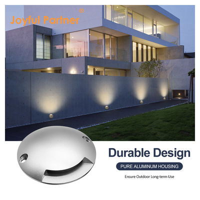 แอนติยูวี Anodized DC12v อลูมิเนียมร่างกาย 1.2W White Covers Recessed Step Light อัลลูมิเนียมบริสุทธิ์ 6063 Housing