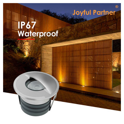 มุมรังสี 60 องศา 1 * 2W LED อลูมิเนียมบริสุทธิ์ 6063 ไฟระเบียงภายนอก