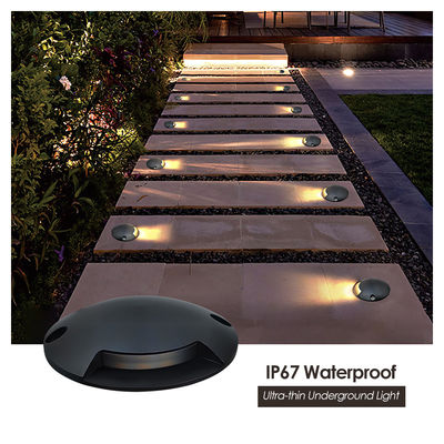 1W Led Recessed Stair Light Black Cover อลูมิเนียม IP67 SMD 2835 สําหรับบันได