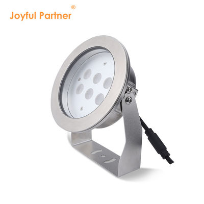 ไฟสโปต LED ภายใต้น้ํา สแตนเลส 316L 24W RGBW 4in1 IP68 กันน้ํา DC 24v ความสว่างสูง