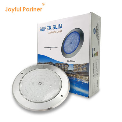 ไฟสระว่ายน้ํา LED Ultra Slim Resin เติม DIA230mm AC/DC 12v PC ผ้าคลุมโปร่ง