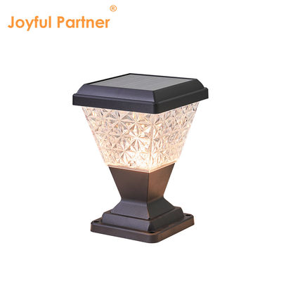 LED แสงอาทิตย์ลานกลาง IP65 ภายนอก กันน้ํา 3.5W 2200mAh วัสดุแอนติ-UV พลาสติกด้วยเลนส์ PC สําหรับทางเดินระเบียง