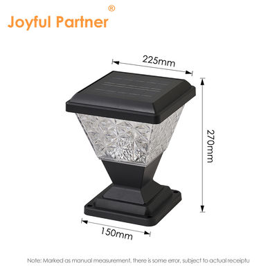 ไฟเสาแสงอาทิตย์ 150lm / W Anti UV PC Housing ระยะไกล 6500K