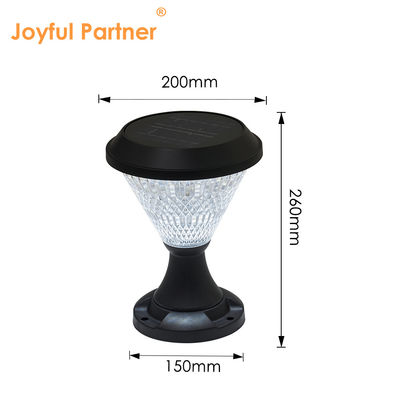 ไฟเสาพลังงาน 5W / 3.7V แผ่นสลอร์โคลิกริสตัล Epistar DIA 200mm RGB ระยะไกล