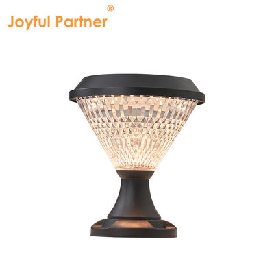 โบลาร์ดแสงแสงอาทิตย์ วัสดุ ABS แผ่นสลอร์ Polycrystalline Epistar SMD DIA245mm IP65 APP ควบคุมกันน้ํา
