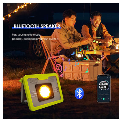 ไฟแคมป์หลากหลายฟังก์ชัน 12000MAH ความจุแบตเตอรี่สูง SMD 5054 LED Type-C Charging Port ด้วยวัสดุ ABS