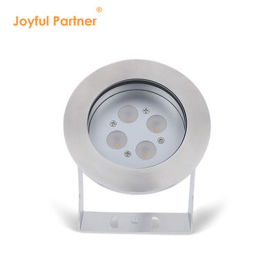 สแตนเลส LED Underwater Light IP68 DC12V 24W สีขาวอบอุ่น 3000K สําหรับน้ําพุ