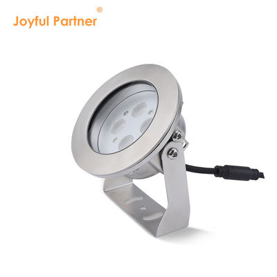 สแตนเลส LED Underwater Light IP68 DC12V 24W สีขาวอบอุ่น 3000K สําหรับน้ําพุ
