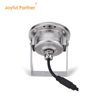 สแตนเลส LED Underwater Light IP68 DC12V 24W สีขาวอบอุ่น 3000K สําหรับน้ําพุ
