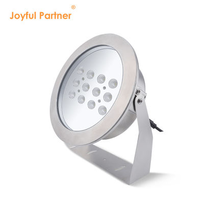 โคมไฟใต้น้ํา ธารน้ํา IP68 RGB วิศวกรรมไฟฟ้า DMX 512 DC 24v SS 316L