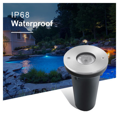 ไฟสระเหล็กไร้สแตนเลส ความดันต่ํา RGB 3W 1W LED IP68 กันน้ํา สําหรับภูมิทัศน์ใต้น้ํา