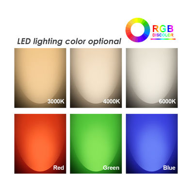 หลอด LED RGB ภายใต้น้ําในภายนอก ความดันต่ํา 3W 1W 2W LED IP68 ผนังหน้าเหล็กไร้ขัด