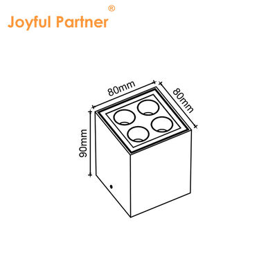 Joyful LED Wall Ceiling Surface Mount Light 4W 8W 220V AC อลูมิเนียมตัว