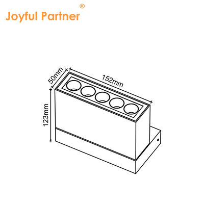 การมาถึงใหม่ LED ผิวสี่เหลี่ยม โฟตไลท์อลูมิเนียม 10W ไฟเส้น AC220-240V Led ปรับน้ําภายนอกหลอดเพดาน
