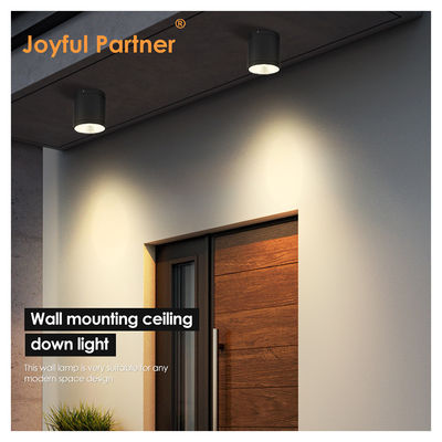 ไฟกลางแจ้ง Led Yard Light สําหรับประตู AC 220v สีขาวอบอุ่นและเย็น สีขาว วัสดุอลูมิเนียม 15W LED Wall Lights COB