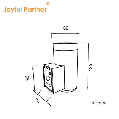 โมเดิร์น ปรับแต่งสวน IP65 กันน้ํา การตกแต่งสวน 6W กลางแจ้ง Led Wall Light