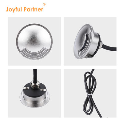 Ultra Thin IP67 Waterproof Recessed 2W LED Outdoor Inground Lighting SS316 Cover สําหรับทางสวน