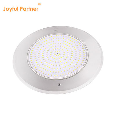 18W 316SS ภายใต้น้ํา ติดผนัง LED Pool Light 230MM DC12V 252pcs SMD2835 สีขาวอบอุ่น ความดันคงที่