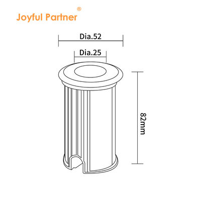 สระว่ายน้ํา แสงใต้น้ํา ประเภท 1W 2W DIA 42mm สําหรับตกแต่งสระว่ายน้ํา