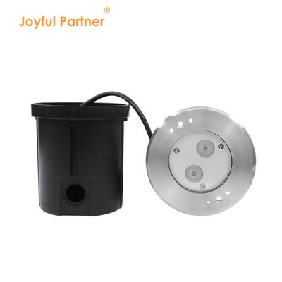 IP68 RGBW 4in1 กันน้ําหล่อ LED ไฟเหล็กไร้สแตนเลส 316 DC 24V กับเลนส์ไม่เท่าเทียมกัน