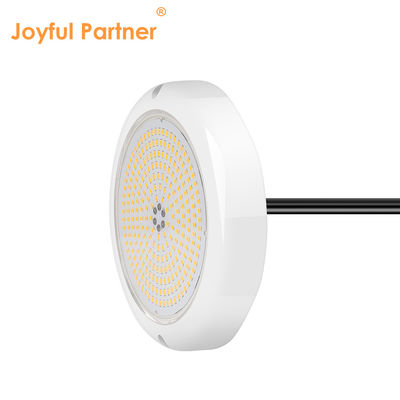 แสงสระว่ายน้ํา Led Rgb AC12v โลเตจ เรซินเต็ม Flat RGB ABS Body Warm White โรงงานที่กําหนด