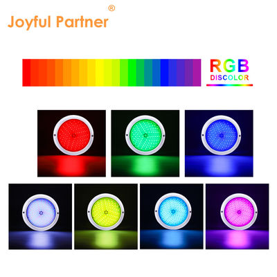 แสงสระว่ายน้ํา ABS Par56 IP68 18W 24W RGB SMD LED ปรับเปลี่ยนสี