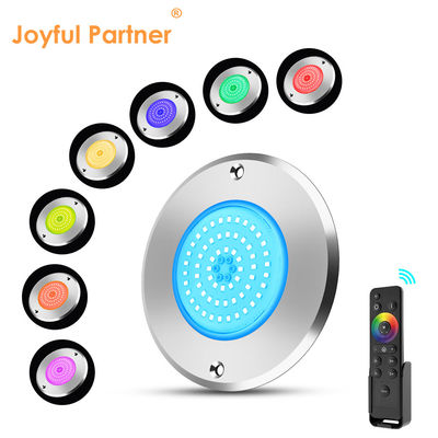 RGB Ultra Slim IP68 ไฟสระว่ายน้ํา LED SS316 แบบรวม SMD2835 6W