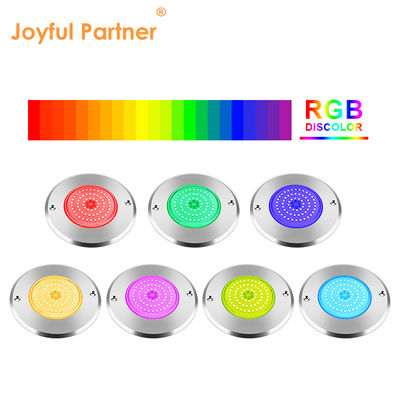 RGB Ultra Slim IP68 ไฟสระว่ายน้ํา LED SS316L แบบบูรณาการ SMD2835 6w แสงกันน้ําใต้น้ํา