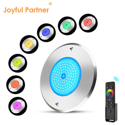 IP68 LED PAR56 สระว่ายน้ํา แสงเปลี่ยนสี 12V 6W รสินเต็ม กันน้ํา Wifi RF ระยะไกล
