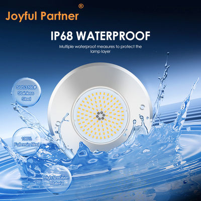 IP68 LED PAR56 สระว่ายน้ํา แสงเปลี่ยนสี 12V 6W รสินเต็ม กันน้ํา Wifi RF ระยะไกล
