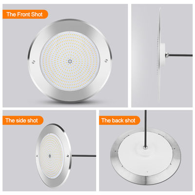 แสงสระว่ายน้ําใต้น้ํา LED 316 เหล็กไม่ржаาว 25W Smd2835 ธ อร์ซิน เติม 3000K RGB สระว่ายน้ํา แสงสระว่ายน้ํา SMD 2835 AC 12v IP68 กันน้ําเต็ม