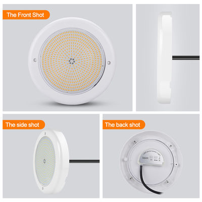 ไฟสระว่ายน้ํา DMX IP68 18W AC12V ระยะไกล ป้องกันน้ํา PC PAR56 ไฟขาว