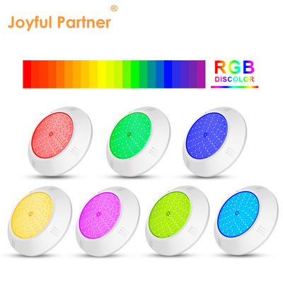 25W ใต้น้ํา สีคุณภาพสูง เติม 12V IP68 สีขาวอบอุ่น 35W สระว่ายน้ํา ไฟสระว่ายน้ํา