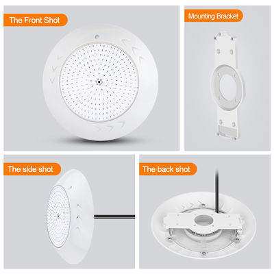 IP68 แสงสระว่ายน้ํา RGB กันน้ํา SMD 2835 25W สีขาวอบอุ่น สําหรับตกแต่งภูมิทัศน์