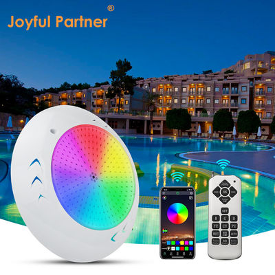 IP68 แสงสระว่ายน้ํา RGB กันน้ํา SMD 2835 25W สีขาวอบอุ่น สําหรับตกแต่งภูมิทัศน์