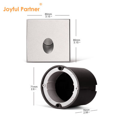 แสง LED หนังฉลาด IP65 อลูมิเนียม ร่างสี่เหลี่ยม รูปทรง DC 24v 1w 2w 3w LED ระเบียงแสงสําหรับทางเดิน