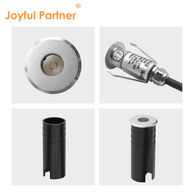 IP67 LED มินิในพื้นแสง สแตนเลส 316 1W DIA 25MM CREE XPE LED สีเดียว 3000K