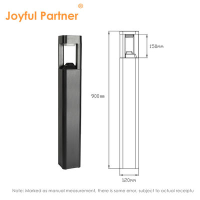 การส่องแสงสวน AC110-265V อลูมิเนียม L120*W120*H300MM ประสิทธิภาพสูง สําหรับการตกแต่ง