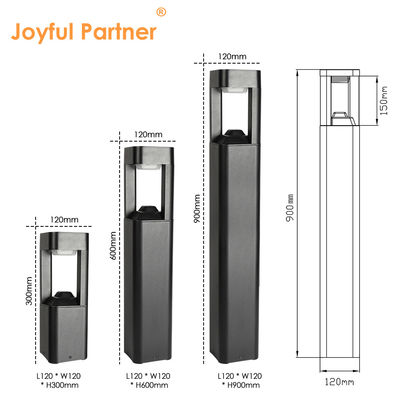 เครื่องฉายแสงสนามกลางแจ้ง ด้านนอก IP65 กันน้ํา OSRAM LED 10W สีเดียว ความสูง 900 มม.
