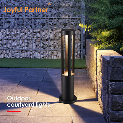 ไฟ LED 10W 600mm 800mm โคมไฟเสาอะลูมิเนียมสำหรับสวนและสนามหญ้า 220V/24V สำหรับงานศิลปะในสวน