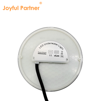 พานไฟสระว่ายน้ํา LED ที่เต็มไปด้วยธาตุ epoxy สีขาวอบอุ่น PAR56 หลอดสํารอง ø178*25mm