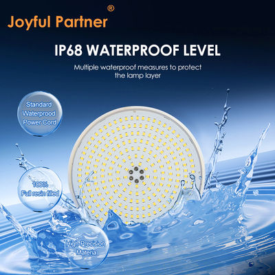 IP68 กันน้ํา 18W สีขาวอบอุ่นหรือเย็น สีขาวสระว่ายน้ํา หลอดไฟ 18W LED Underwater Light