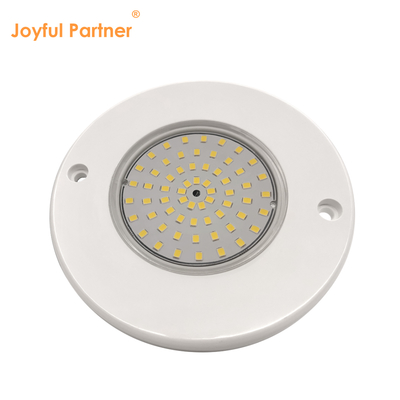 ไฟสระว่ายน้ำใต้น้ำ DC12V 10W IP68 พลาสติกทั้งหมด RGB ควบคุมแบบซิงโครนัส 100%